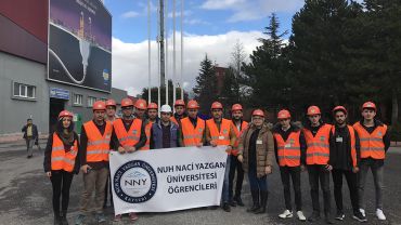 Bölümümüz Öğrencilerinin HES Kablo Teknik Gezisi